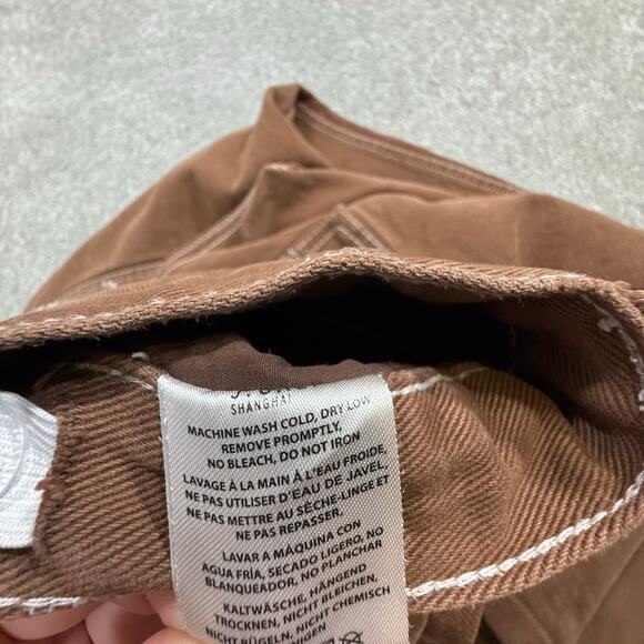 Brandy Melville John Galt EUC Crispina Carpenter Jeans Camel Brown Sz Sml Grunge - Picture 11 of 14